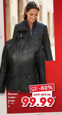 Kaufland DE Damen- Leder- jacke tilbud
