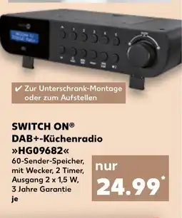 Kaufland DE SWITCH ON® DAB+-Küchenradio HG09682 tilbud
