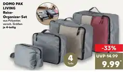 Kaufland DE DOMO PAK LIVING Reise- Organizer-Set tilbud