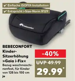 Kaufland DE BEBECONFORT Kinder- Sitzerhöhung Gaia i-Fix tilbud