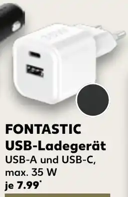 Kaufland DE FONTASTIC USB-Ladegerät tilbud