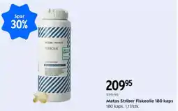 Matas Matas Striber Fiskeolie 180 kaps tilbud