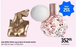 Matas Alle Billie Eilish og Ariana Grande dufte tilbud