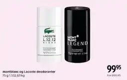Matas Montblanc og Lacoste deodoranter tilbud