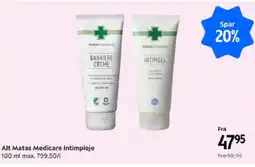 Matas Alt Matas Medicare Intimpleje tilbud