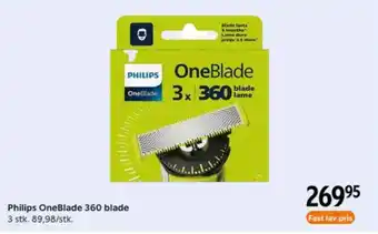 Matas Philips OneBlade 360 blade tilbud