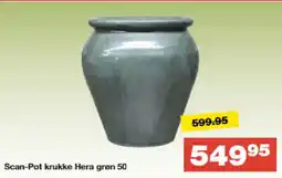 Bauhaus Scan-Pot krukke Hera grøn 50 tilbud