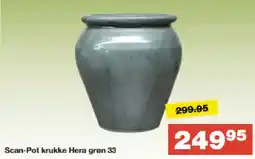 Bauhaus Scan-Pot krukke Hera grøn 33 tilbud