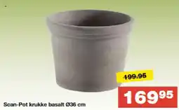 Bauhaus Scan-Pot krukke basalt tilbud