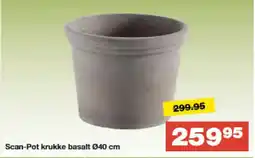Bauhaus Scan-Pot krukke basalt tilbud