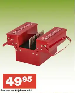 Bauhaus Bauhaus værktøjskasse mini tilbud
