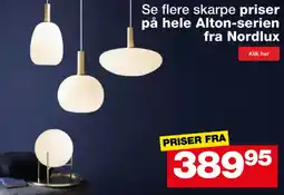 Bauhaus På hele Alton-serien fra Nordlux tilbud