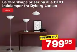 Bauhaus På alle DL31 indelamper fra Dyberg Larsen tilbud
