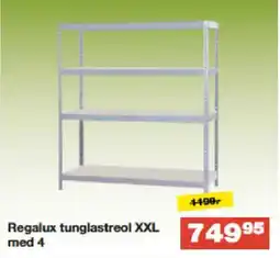 Bauhaus Regalux tunglastreol XXL med 4 tilbud