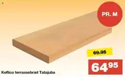 Bauhaus Keflico terrassebræt Tatajuba tilbud
