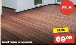 Bauhaus Global Timber terrassebræt tilbud