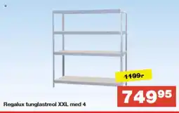 Bauhaus Regalux tunglastreol XXL med 4 tilbud