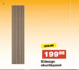 Bauhaus B!design akustikpanel tilbud