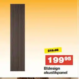 Bauhaus B!design akustikpanel tilbud