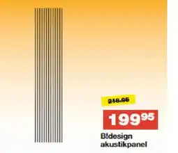 Bauhaus B!design akustikpanel tilbud