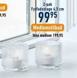 Imerco 2-pak Fyrfadsstage 6,5 cm tilbud