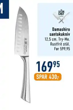 Imerco Damashiro santokukniv tilbud
