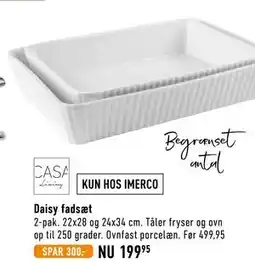 Imerco Daisy fadsæt tilbud