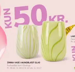 Daells Bolighus ZINNIA VASE I MUNDBLÆST GLAS tilbud