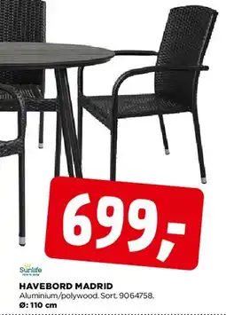 jem & fix HAVEBORD MADRID tilbud