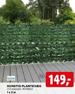 jem & fix Kunstig plantevæg tilbud