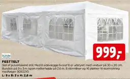 jem & fix Festtelt (partytelt) tilbud