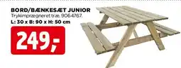 jem & fix BORD/BÆNKESÆT JUNIOR tilbud