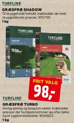 jem & fix Turfline græsfrø (frit valg) tilbud