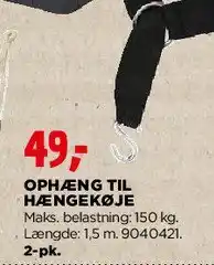 jem & fix Ophæng til hængekøje tilbud