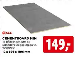jem & fix CEMENTBOARD MINI tilbud