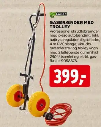 jem & fix Gasbrænder med trolley tilbud