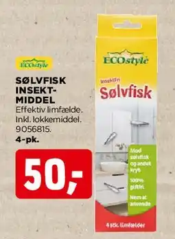 jem & fix Sølvfisk insektmiddel tilbud