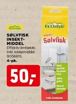 jem & fix Sølvfisk insektmiddel tilbud