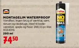 jem & fix MONTAGELIM WATERPROOF tilbud