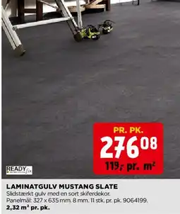 jem & fix Laminatgulv Mustang Slate tilbud