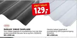jem & fix SUNLUX® SINUS TAGPLADE tilbud