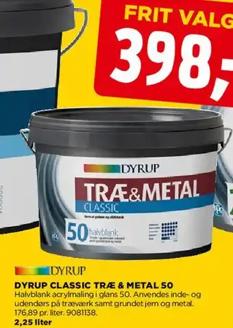 jem & fix DYRUP CLASSIC TRÆ & METAL 50 tilbud