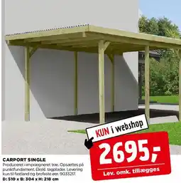 jem & fix Carport Single tilbud