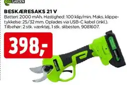 jem & fix BESKÆRESAKS 21 V tilbud