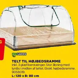 jem & fix Telt til højbedramme tilbud