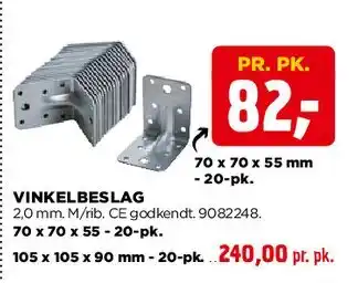 jem & fix Vinkelbeslag tilbud