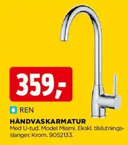jem & fix Håndvaskarmatur tilbud