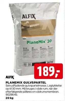jem & fix ALFIX PlaneMix 30 gulvspartel tilbud