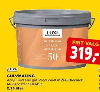 jem & fix GULVMALING tilbud