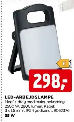 jem & fix LED-ARBEJDSLAMPE tilbud